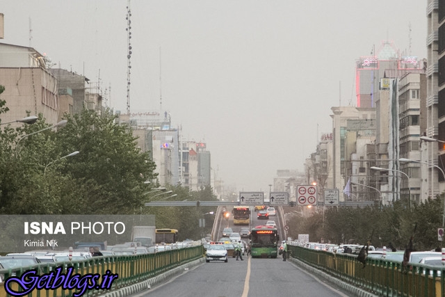 افزایش موقتی غلظت ذرات معلق در پایتخت کشور عزیزمان ایران
